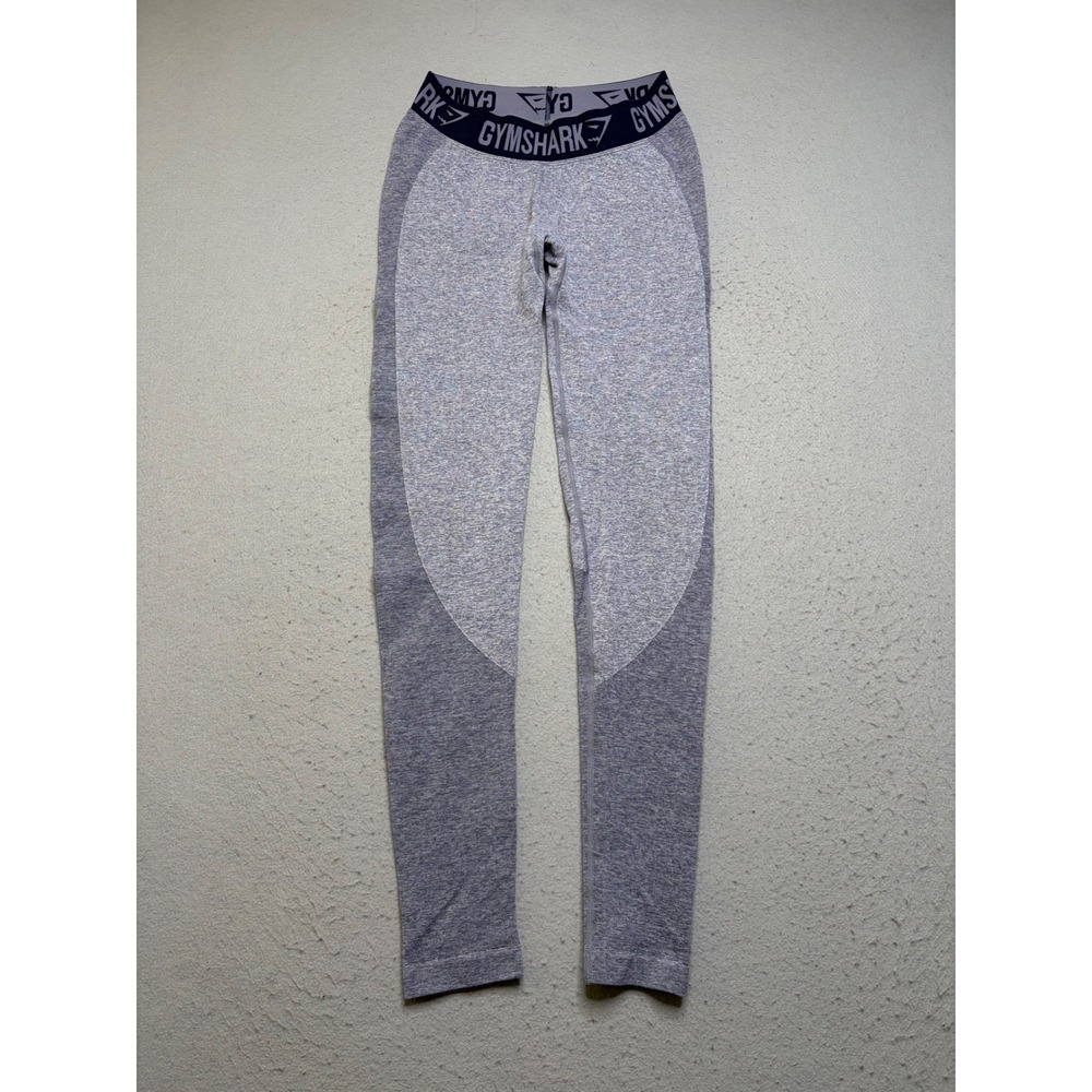 Gymshark Flex Leggings Women S Grey Marl Seamless High Waist Contouring Workout